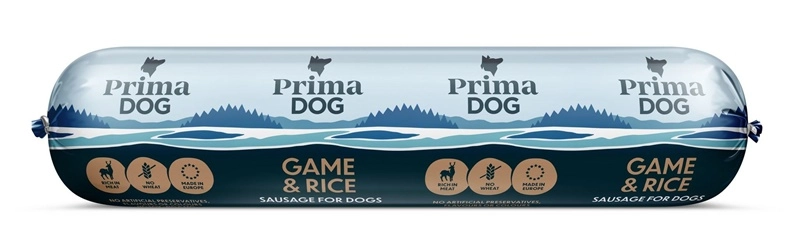 PRIMADOG GAME-RICE SAUSAGE 800 G 000101028830