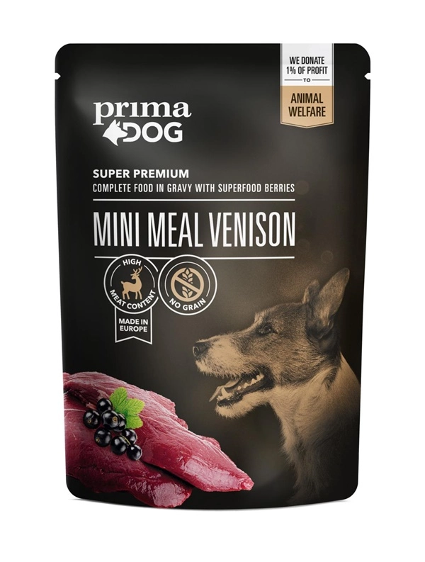 DOG FOOD MINI MEAL VENISON 85G