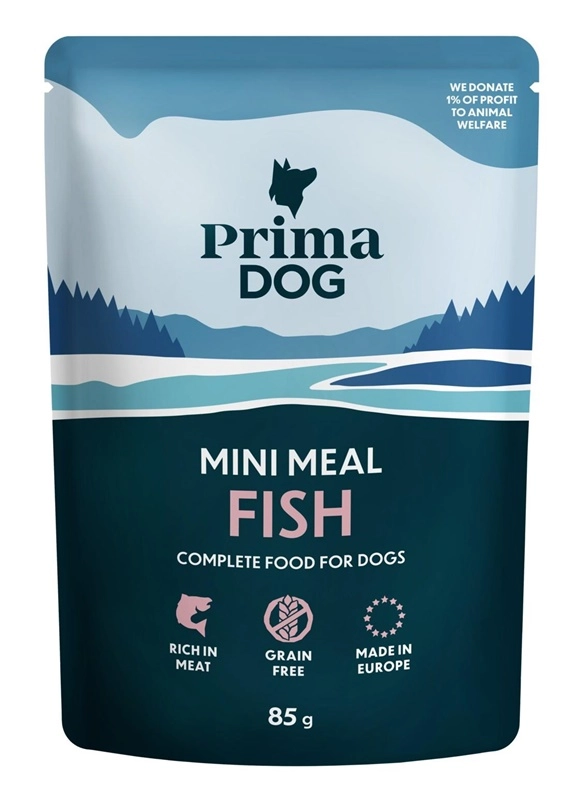 DOG FOOD MINI MEAL FISH 85G