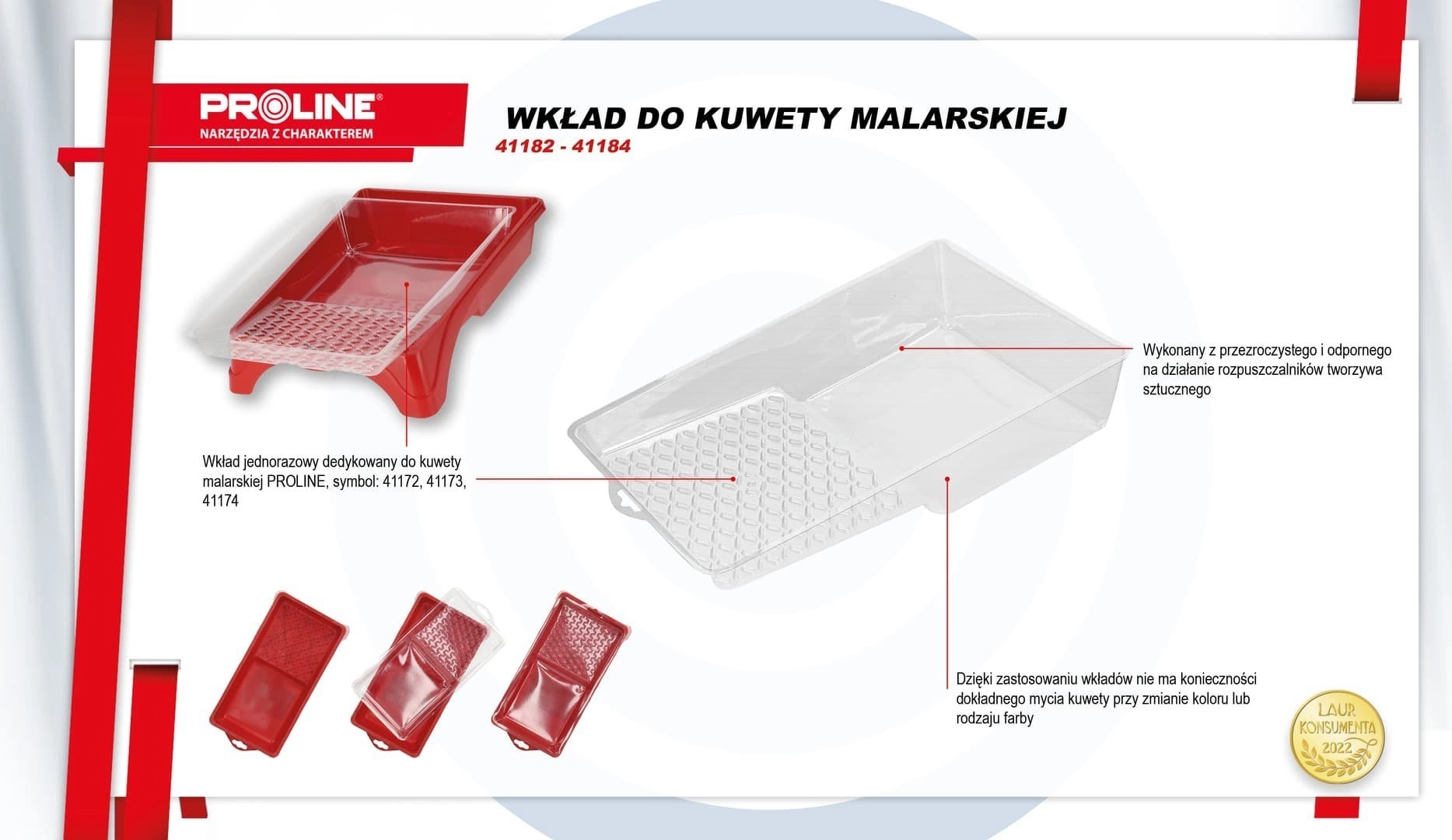 Pro-Line INSERT FOR PROLINE PAINTING TRAY