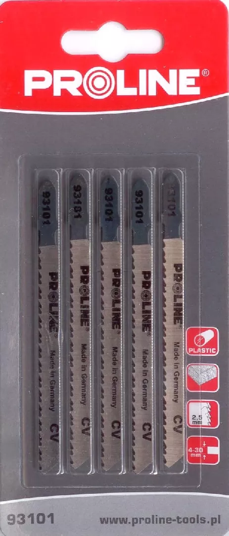 Pro-Line Brzeszczoty do wyrzynarki 5szt. 100mm