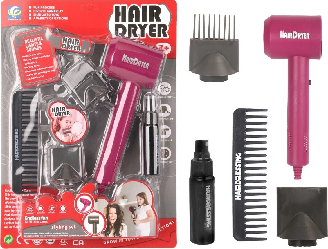Beauty hairdresser hair dryer set 5901353679774
