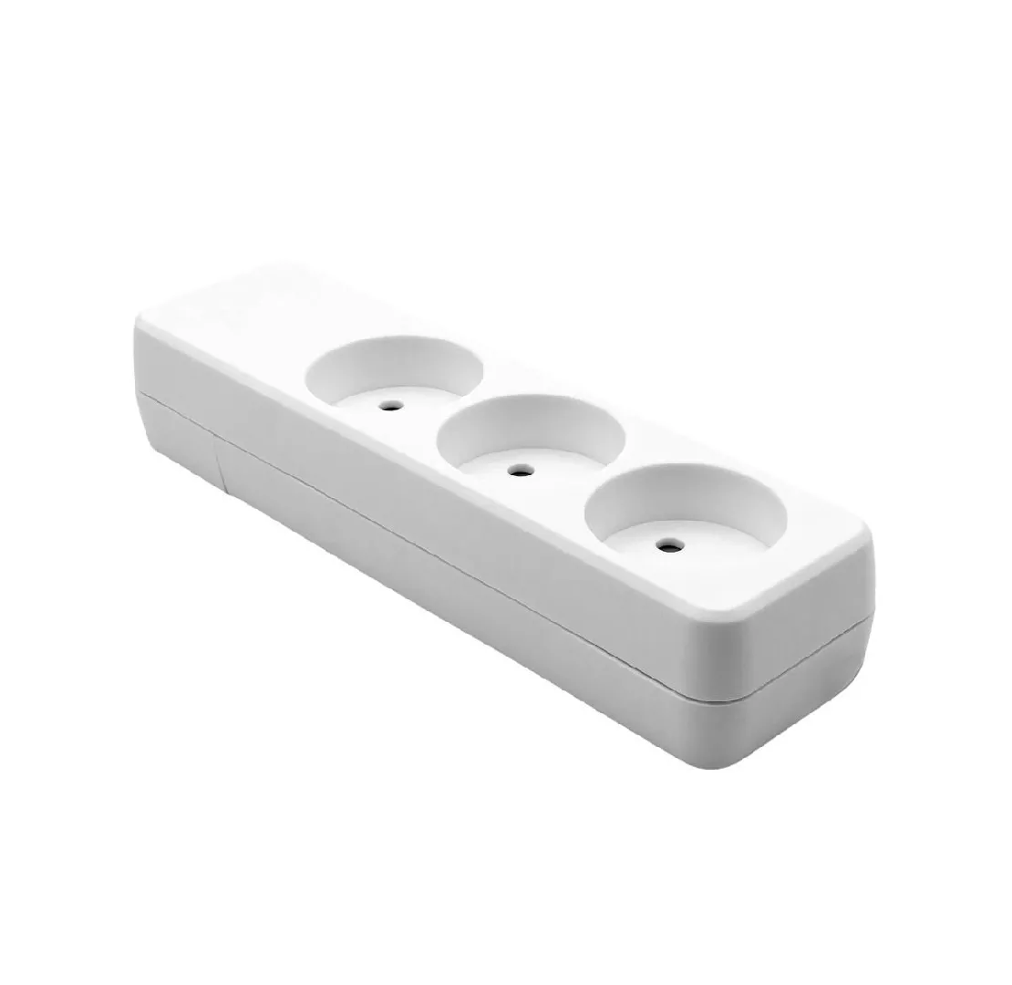 Danish Power Strip 3-way White K3-0W