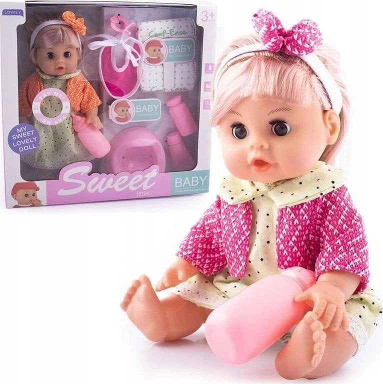Baby doll with hair  talking  peeing