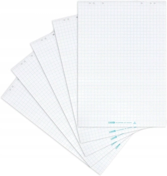 LANDRE Flipchartblock 65x98-20 Blatt-kariert 25-80g/qm 100050592