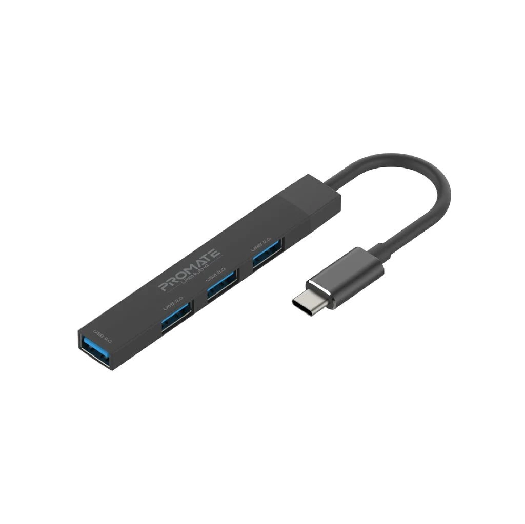 PROMATE LiteHub-4 USB-C Hub 3x USB