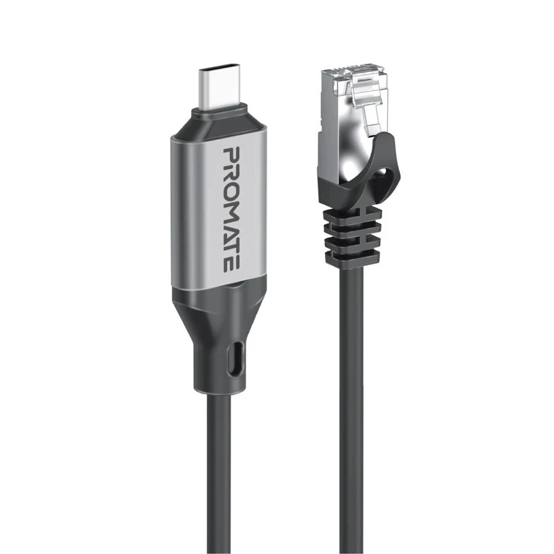 Promate CLink-RJ45 Cable USB-C to Ethernet