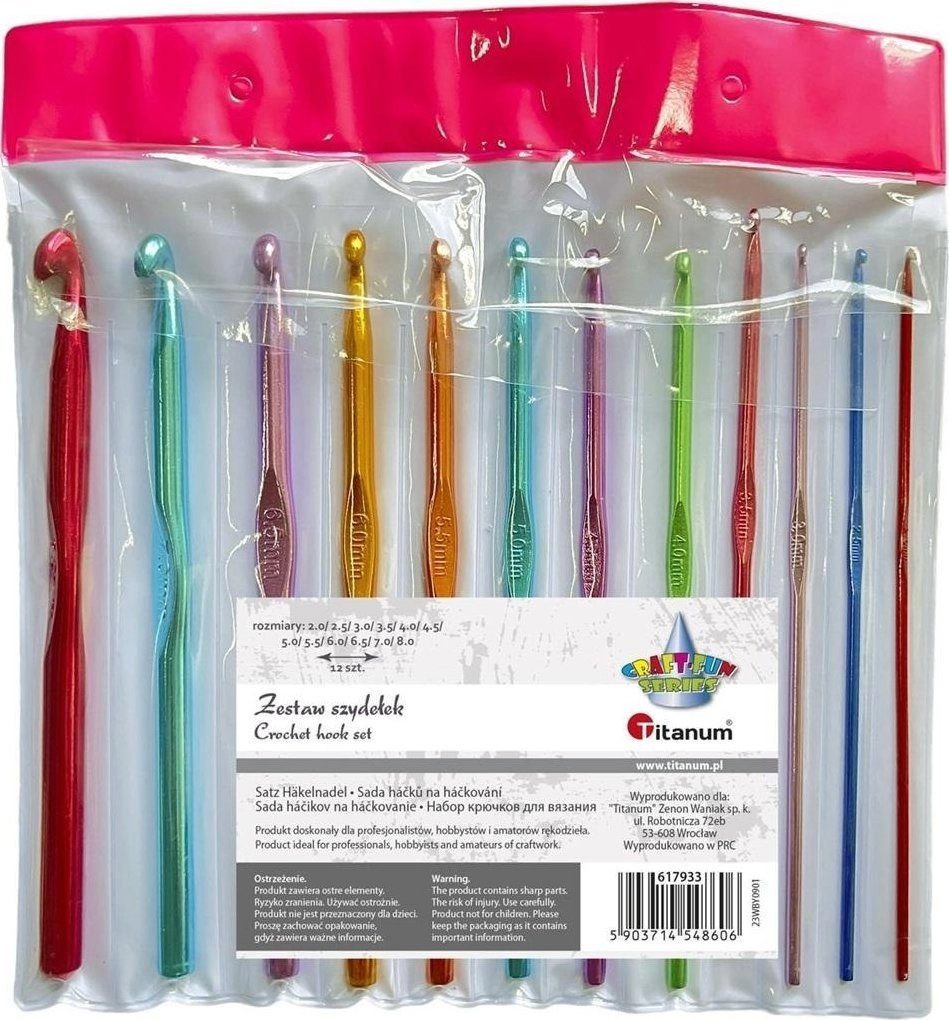 Creative set Metal crochet hooks 145mm