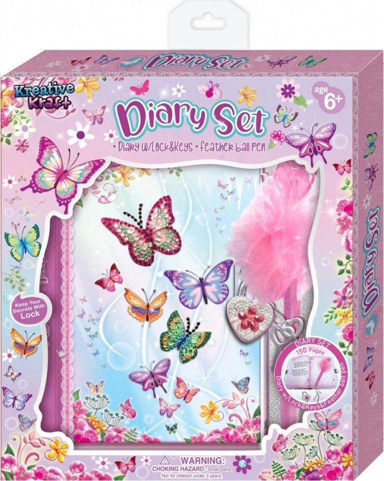 PECOWARE diary set with butterflies 531NBG
