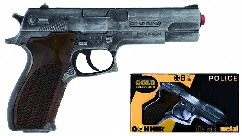 Pulio Pistolet policyjny metalowy 15545/1 45/1