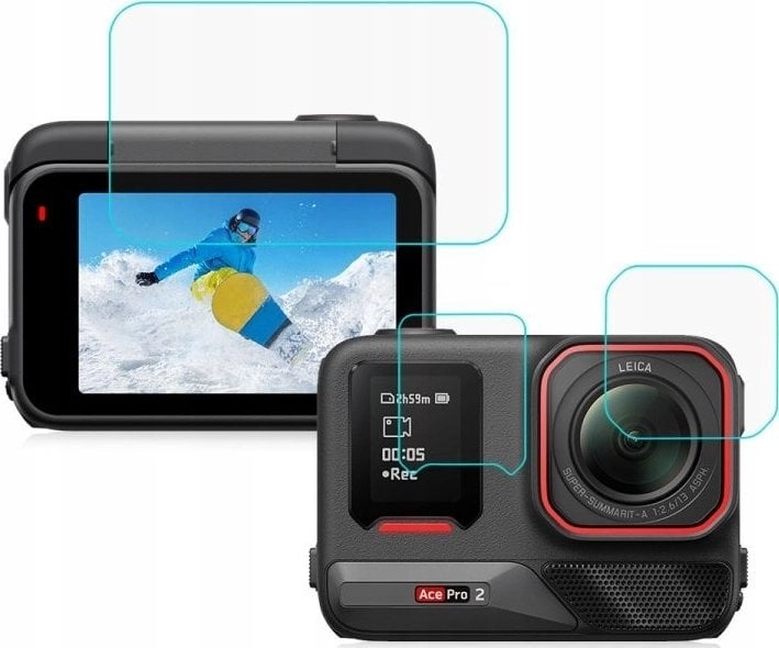 Set Tempered Glass Cover for Lens