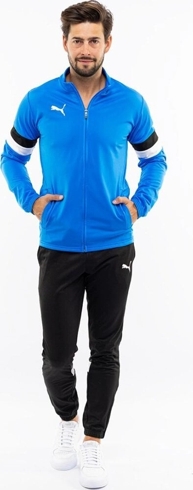 Puma Team Rise Men````s Tracksuit Blue-Black