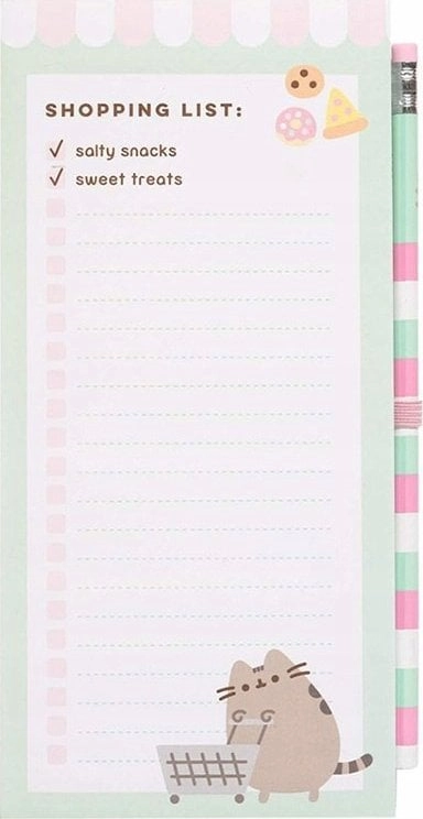 Pusheen Pusheen - Magnetic shopping list