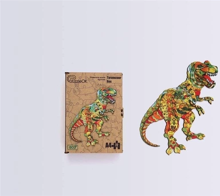 PuzzleOK Puzzle drewniane echo 72 Tyrannosaur