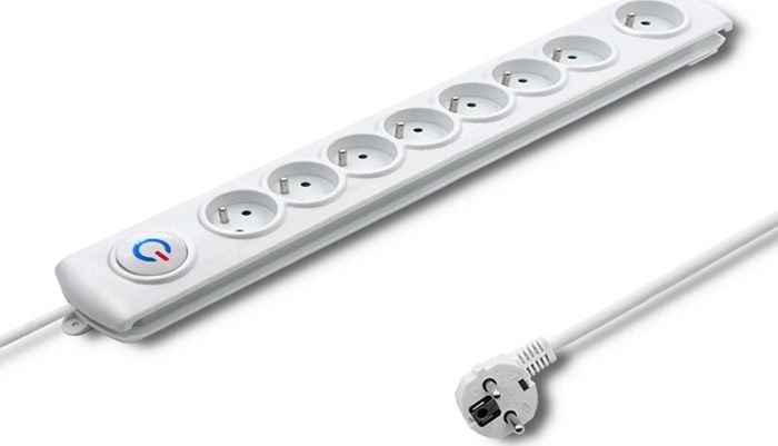 QOLTEC 50293 Listwa antyprzepieciowa 8 gniazd