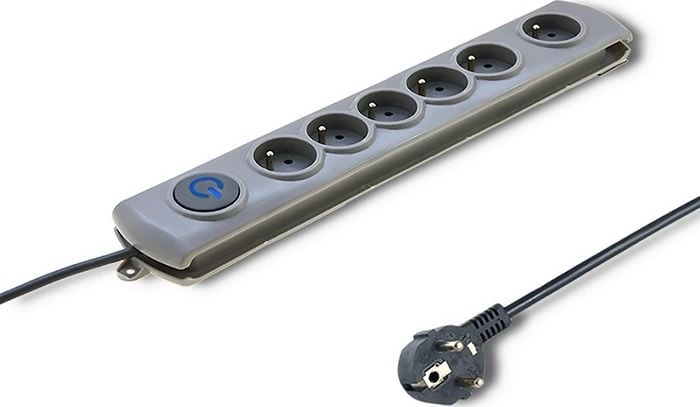Qoltec 50165 surge protector Grey 6