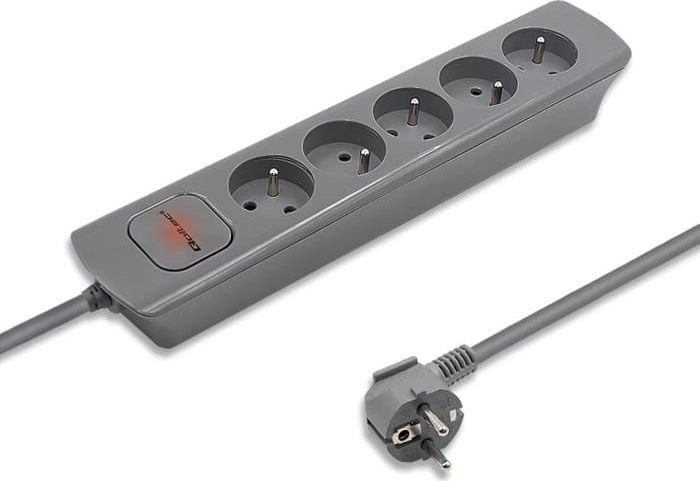 Qoltec power strip 5 sockets 1