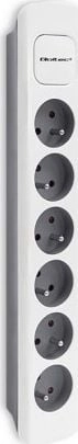 Qoltec power strip 6 sockets 1