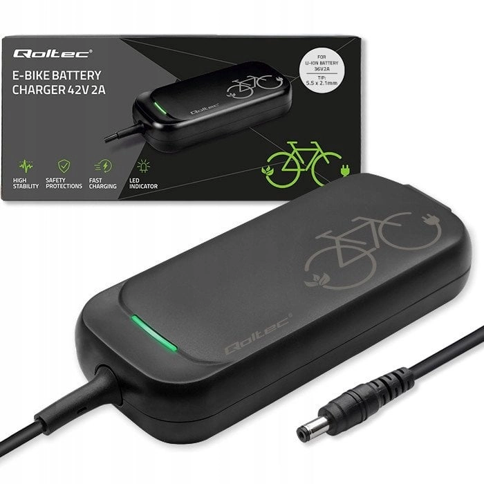 Qoltec Fast Charger for 36V Electric
