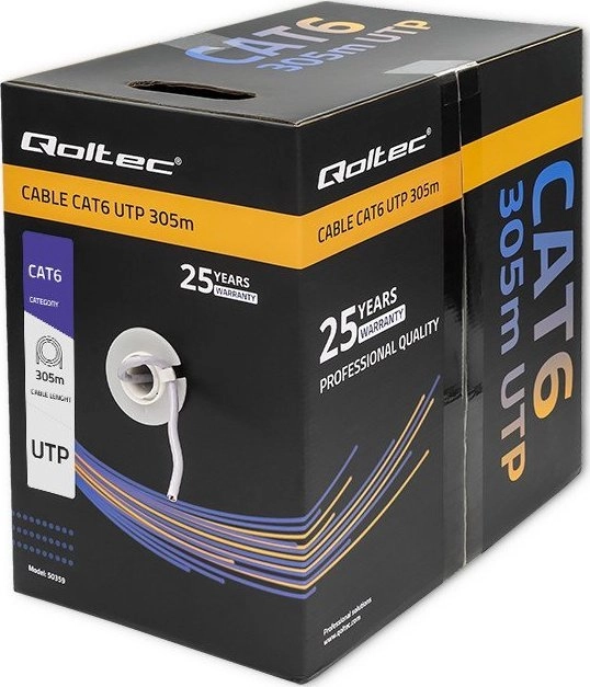 Qoltec Patchcord UTP cable CAT6  305m