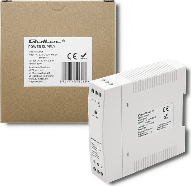 DIN rail power supply 10W 12V