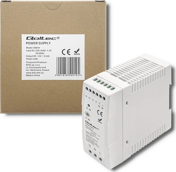 QOLTEC 50910 DIN rail power supply