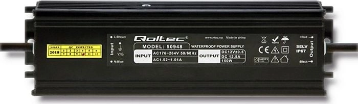 Qoltec LED switching power supply IP67