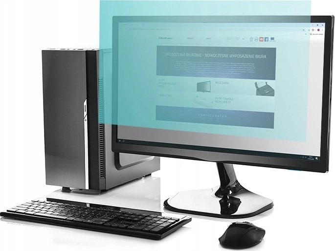 Qoltec Filtr światła niebieskiego 21.5"
