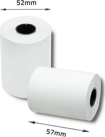 Qoltec THERMAL ROLLER 57X16  55G/M2  10PCS