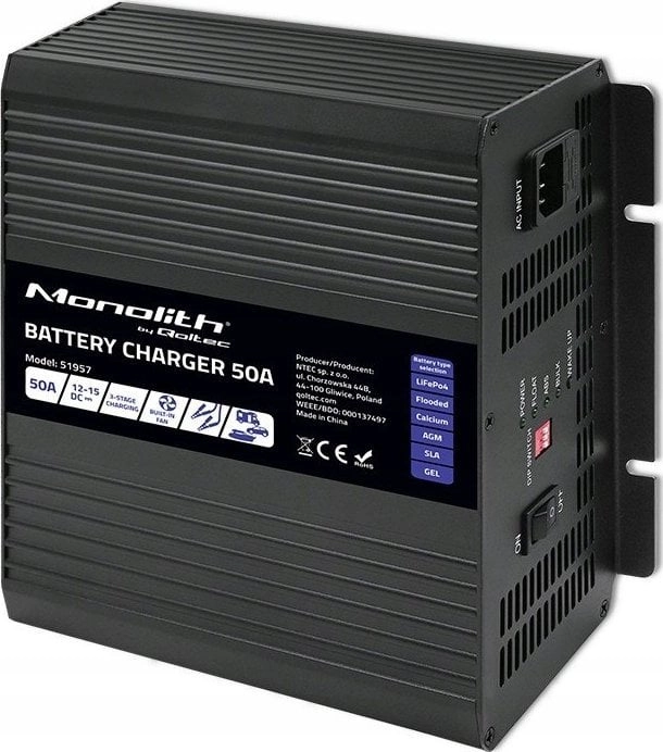 Qoltec Intelligent Professional Monolith Battery Charger