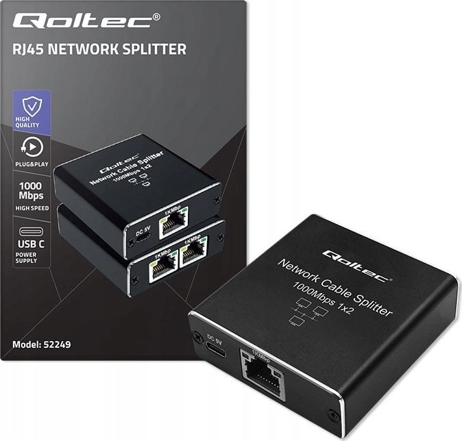 Splitter mini SWITCH 1x2 port RJ45
