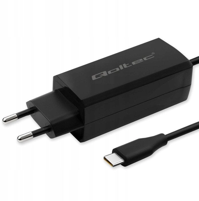 Qoltec Ładowarka sieciowa 65W GaN Super