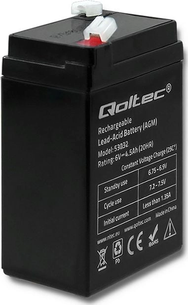 Qoltec Accumulator 6V/4.5Ah (53032) 53032