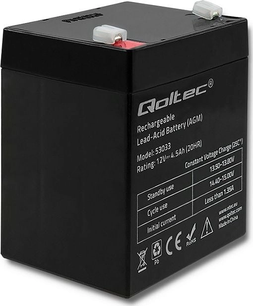 QOLTEC 53033 Qoltec Akumulator AGM 12V