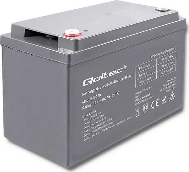 Battery AGM 12V 100Ah max. 30A