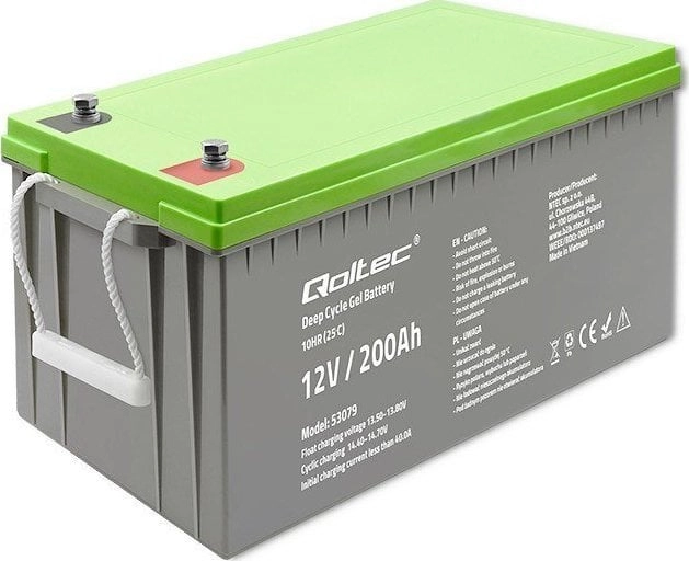 Qoltec Deep Cycle gel battery  12V