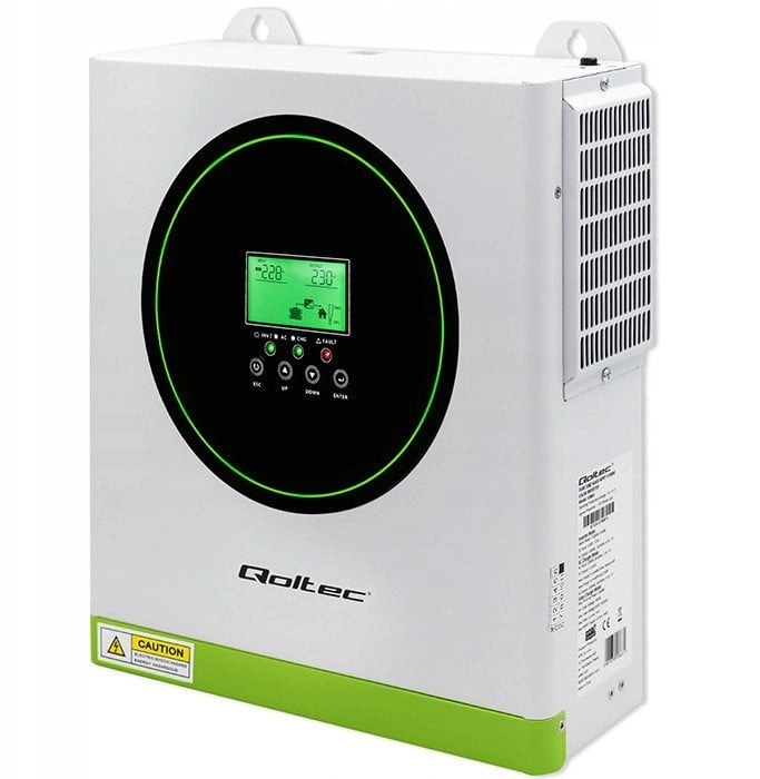 Qoltec Hybrydowy inwerter solarny Off-Grid 1500W