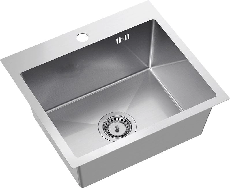 Quadron sink. LUKE 100 steel sink