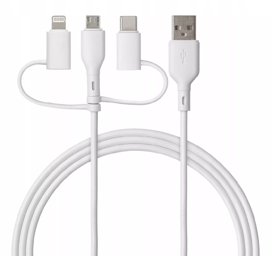 Qualo QRC-CA+M+L-00 Cable 3in1 USB-C -