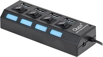 HUB USB Quer 4x USB-A 3