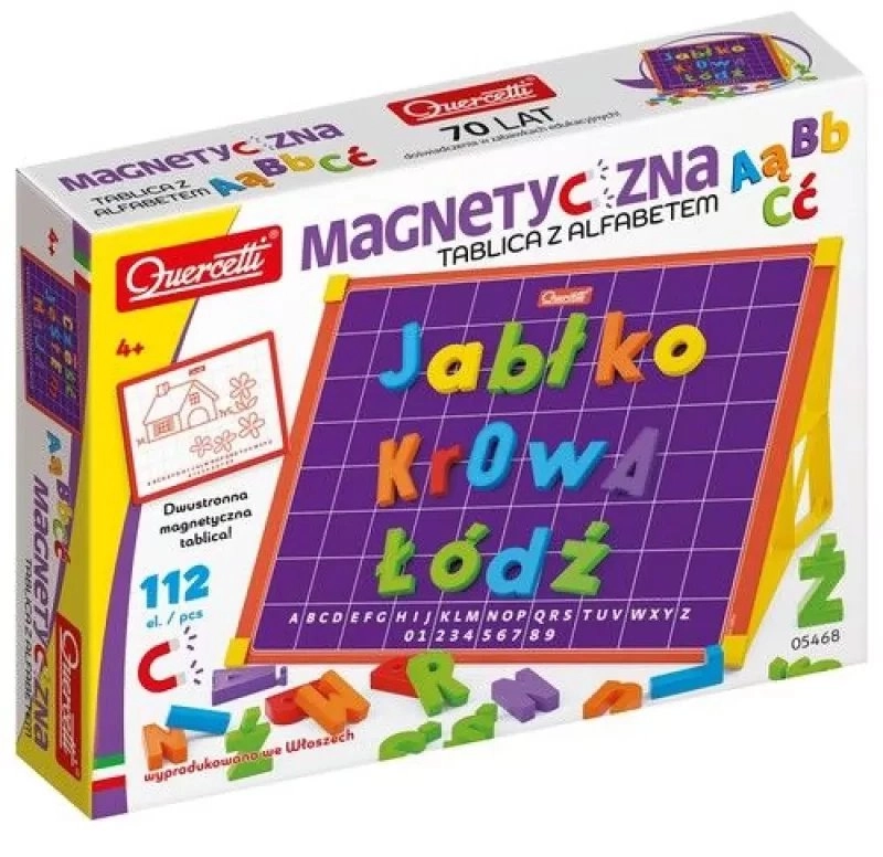 QUERCETTI MAGNETYCZNA TABLICA Z ALFABETEM 040-5468