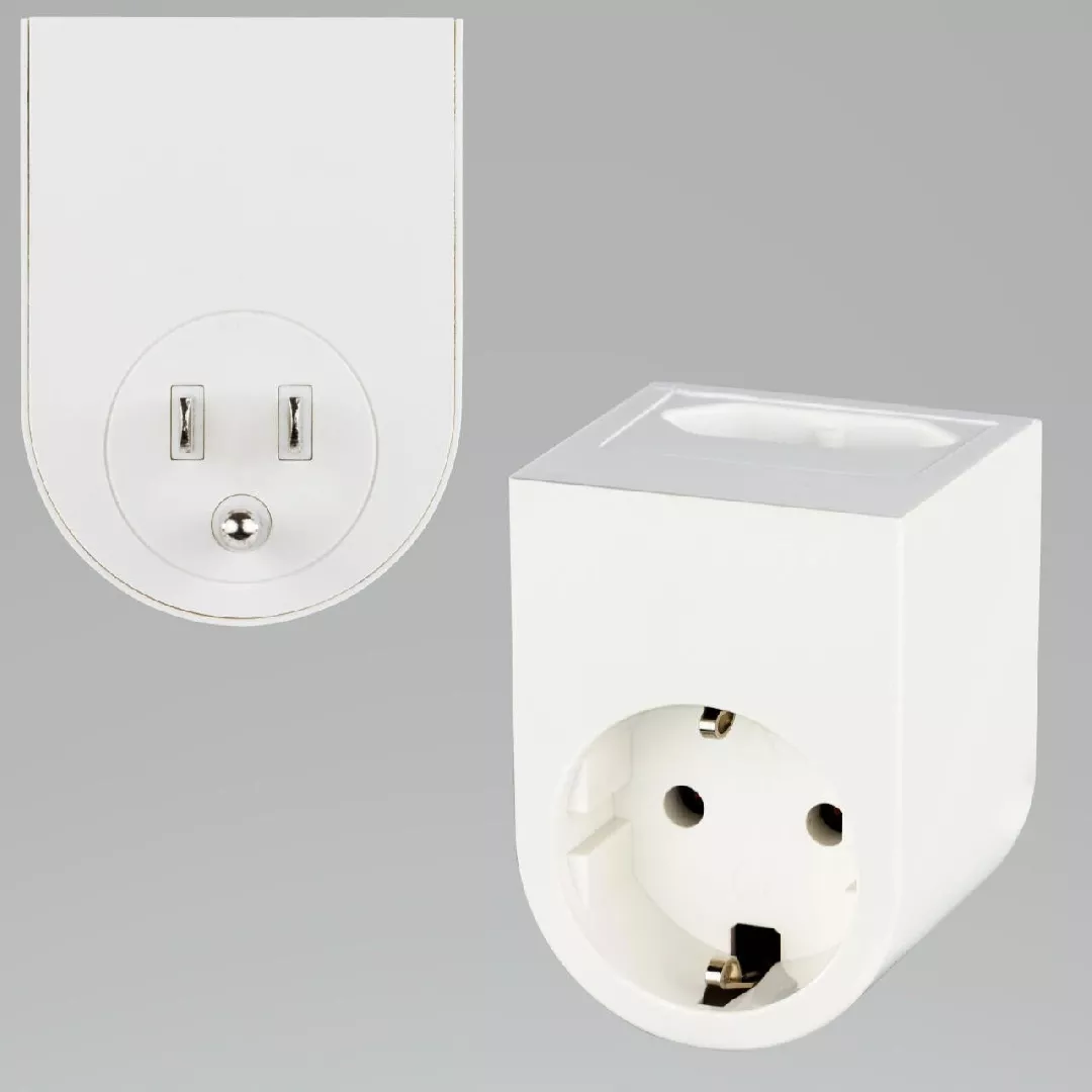 REV Travel Plug Traveler USA white