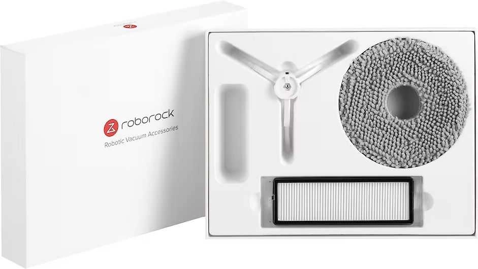 Roborock accessorie kit  white 1xfilter  2xmop
