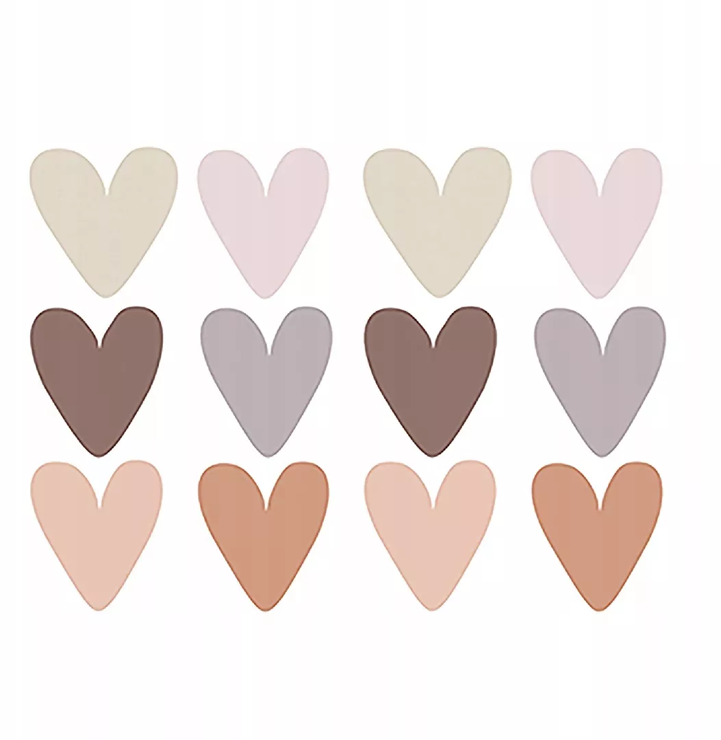 WS63041-BOHO HEARTS WALL STICKERS 5904717761320 SIP000061