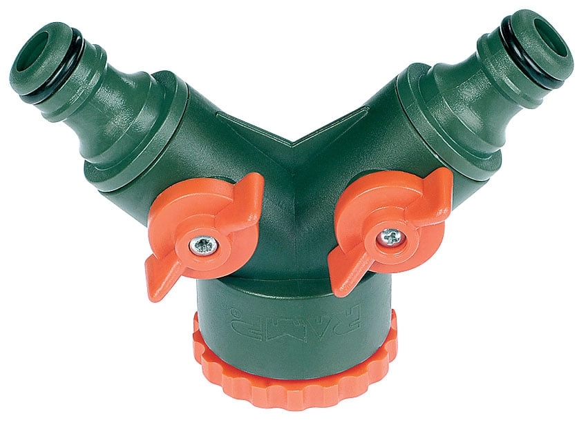 Ramp Tee with two valves with