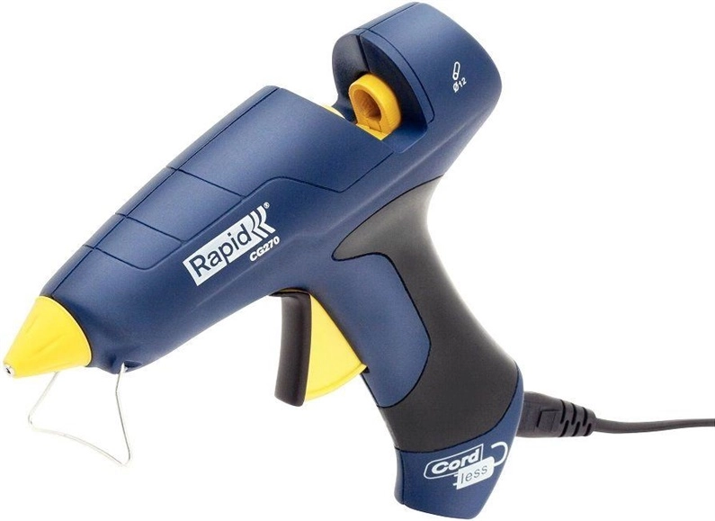 Rapid glue gun. Cordless hot glue