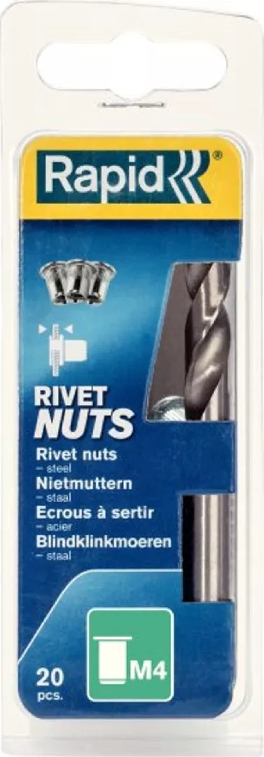 Rivet nuts M4  20 pcs. 5000671