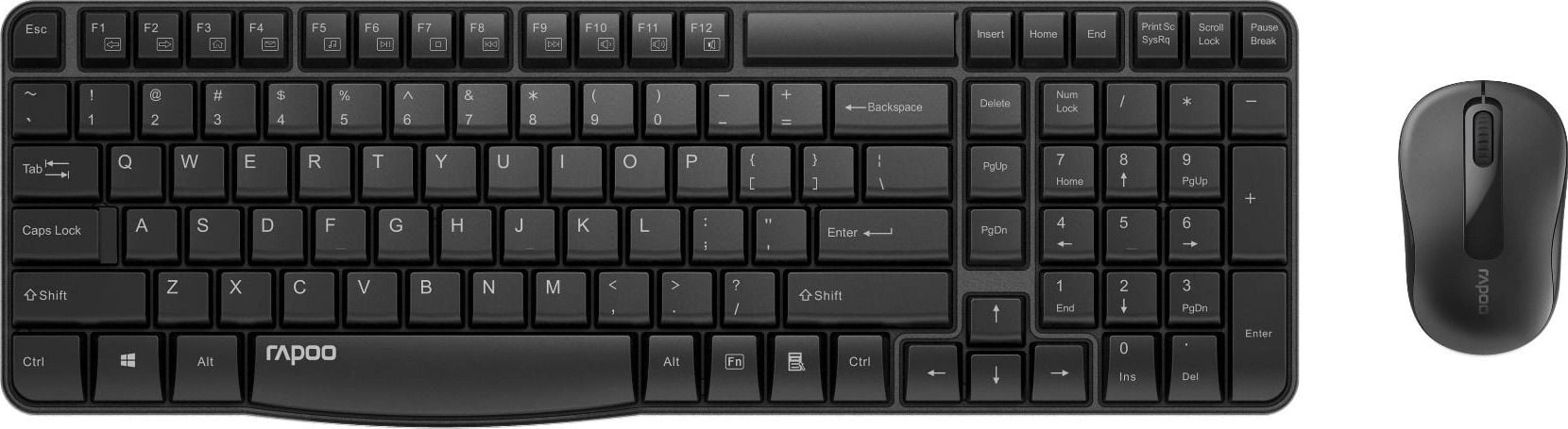 Rapoo X1800S keyboard + mouse (142389)