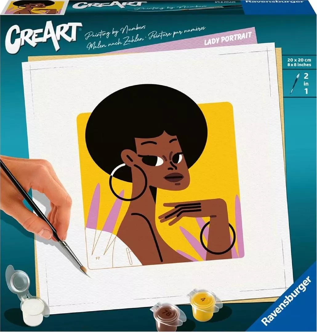 Ravensburger CreArt - women````s portrait  painting
