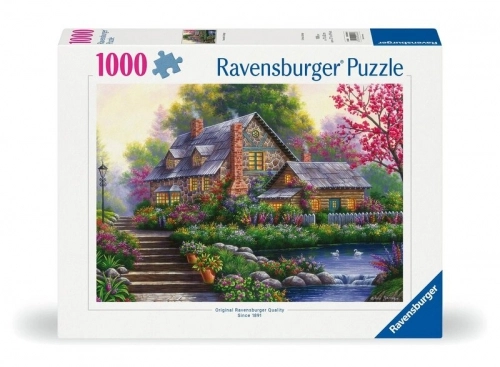 Ravensburger - Puzzle 1000 Romantic Cottage